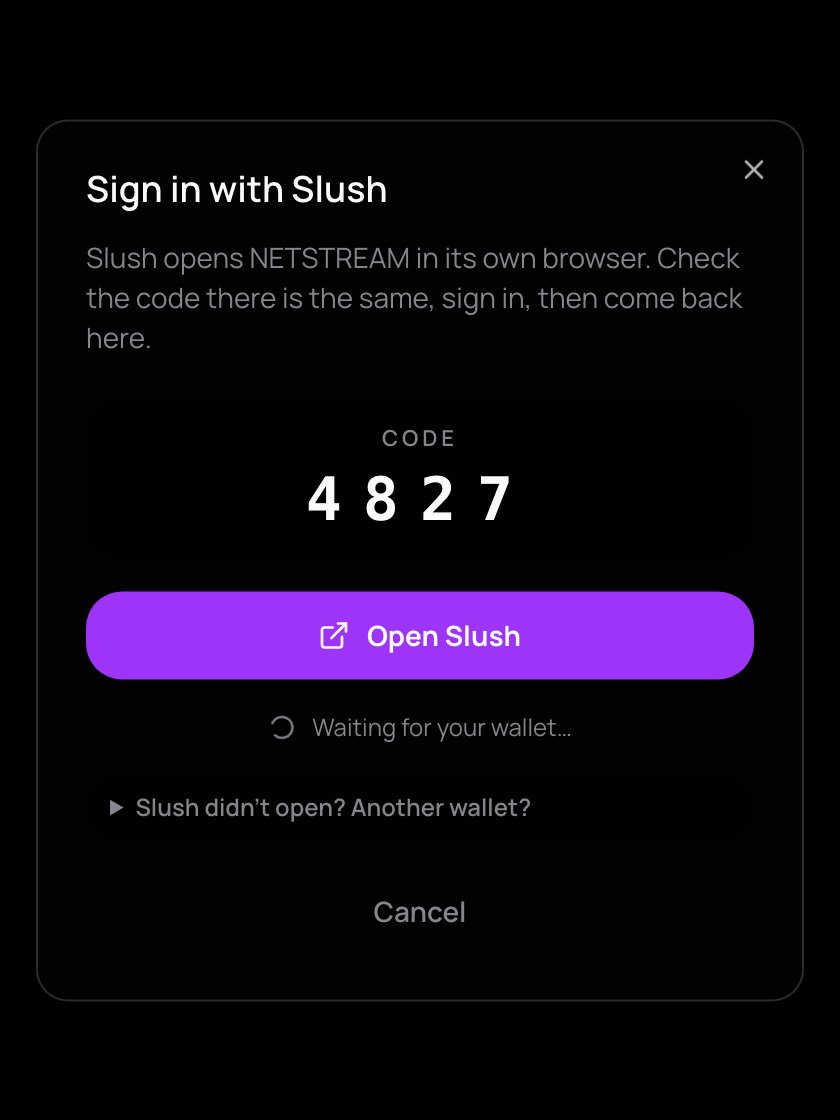 The Slush box with its 4-digit code and the Open Slush button